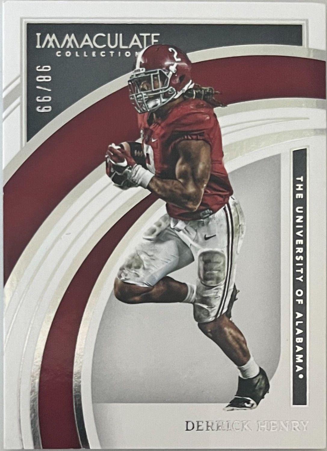 Derrick Henry #7 Football Cards 2022 Panini Immaculate Collegiate