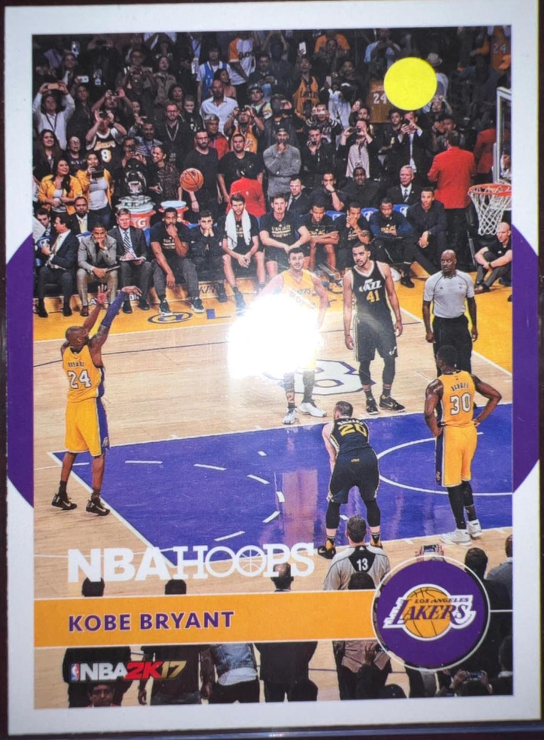 Kobe Bryant #13 Basketball Cards 2016 Panini Hoops Kobe 2K17 Hoops