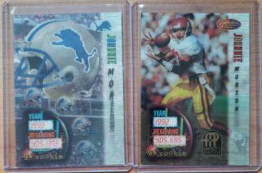 Johnnie Morton #166 Football Cards 1994 Sportflics