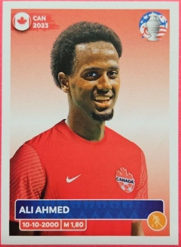 Ali Ahmed #CAN16 Soccer Cards 2024 Panini Copa America Sticker