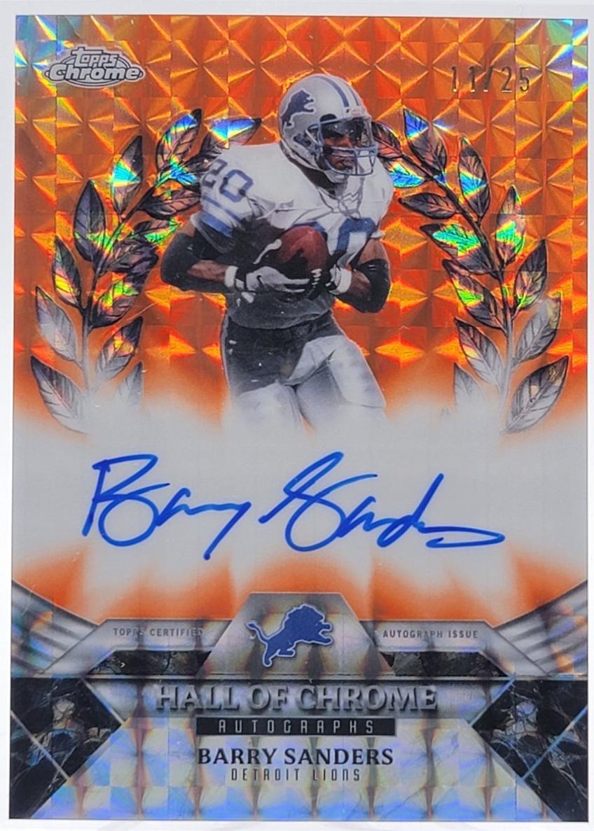 Barry Sanders [Orange] #HOCA-BS