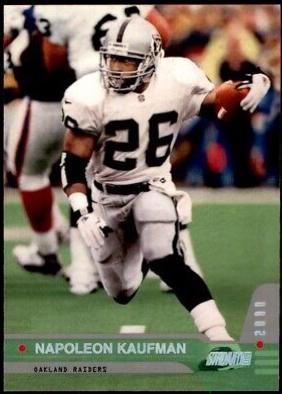 Napoleon Kaufman #3 Football Cards 2000 Stadium Club