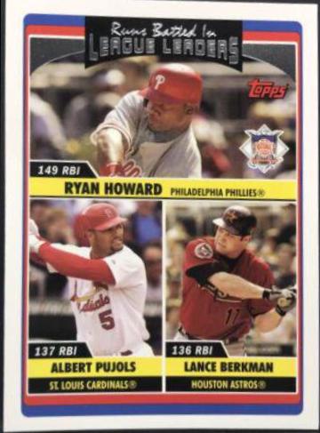 Albert Pujols, Lance Berkman, Ryan Howard #UH212