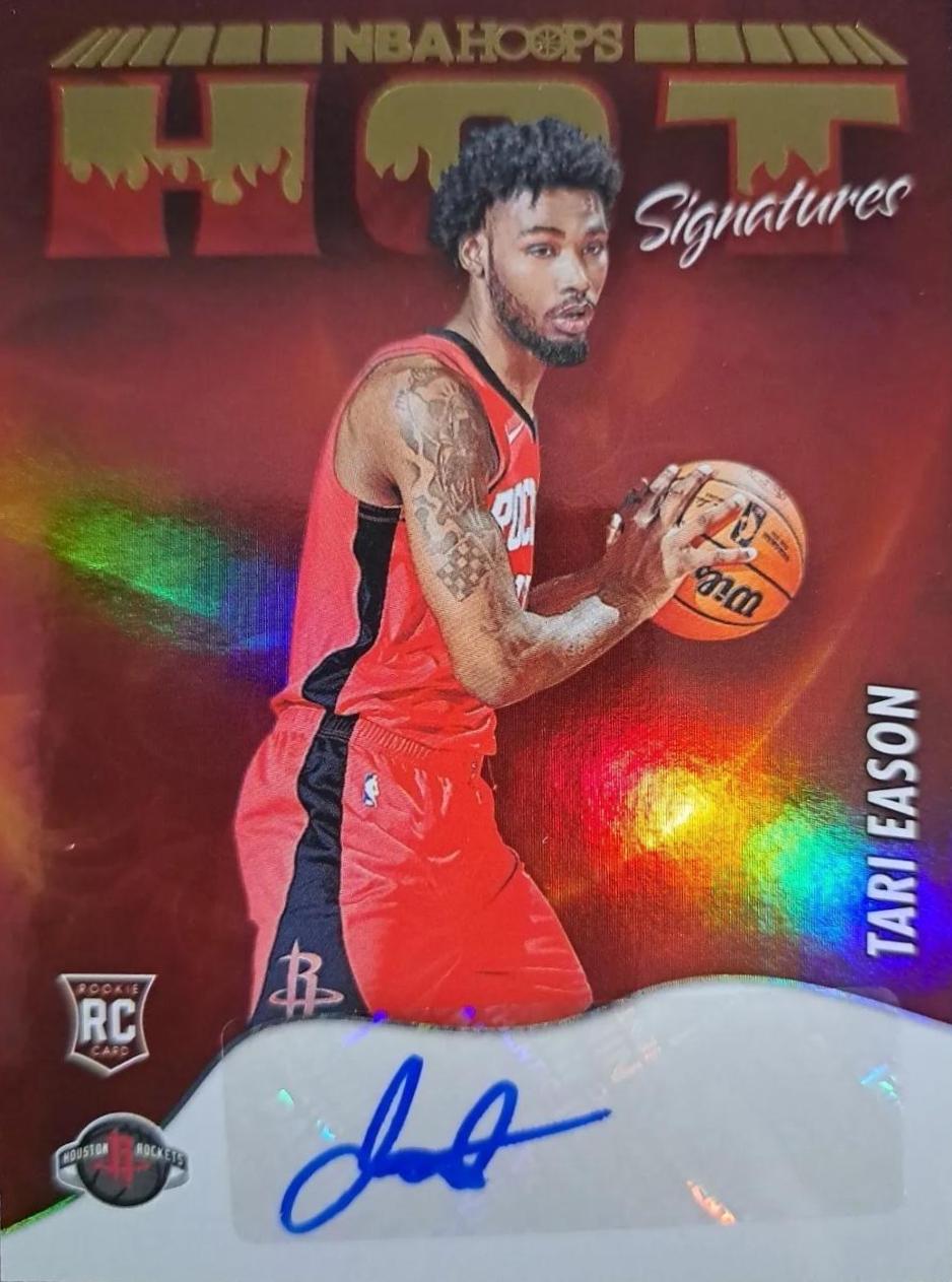 Tari Eason #HSR-TES Basketball Cards 2022 Panini Hoops Hot Signatures Rookies