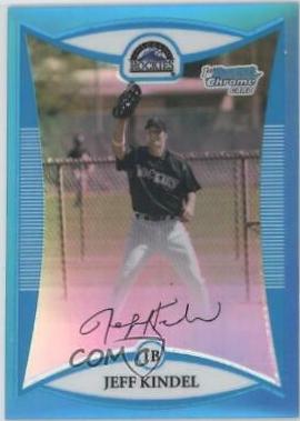 Jeff Kindel #BCP11 Baseball Cards 2008 Bowman Chrome Prospects