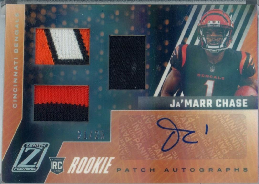 Ja'Marr Chase [Patch Autograph Sparkle] #92