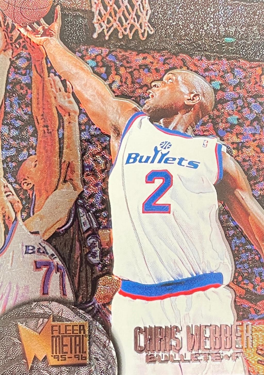 Chris Webber #118 1995-96 Metal Basketball