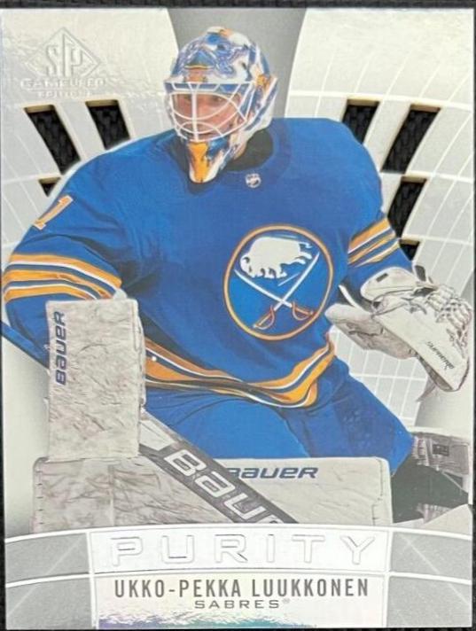 Ukko-Pekka Luukkonen #P-93 2021-22 SP Game Used Hockey Purity