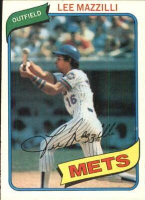 Lee Mazzilli #11 Baseball Cards 1980 O Pee Chee