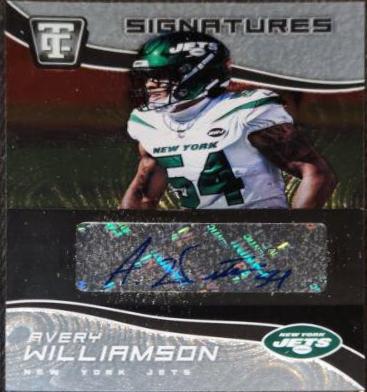 Avery Williamson #TCS-AWI Football Cards 2021 Panini Chronicles Totally Certified Signatures