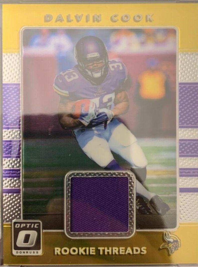 Dalvin Cook #13 Football Cards 2017 Panini Donruss Optic Rookie Threads