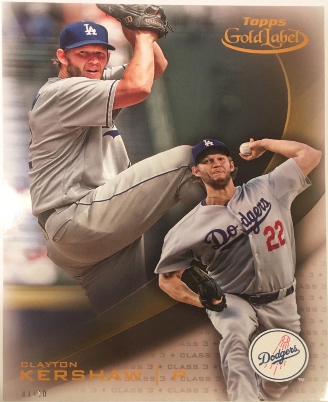 Clayton Kershaw [Class 3 5x7] #22
