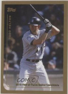 Todd Helton #2 Baseball Cards 2019 Topps Throwback Thursday