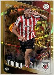 Maroan Sannadi [Gold Raindrops] #105 Soccer Cards 2025 Topps UEFA Prices