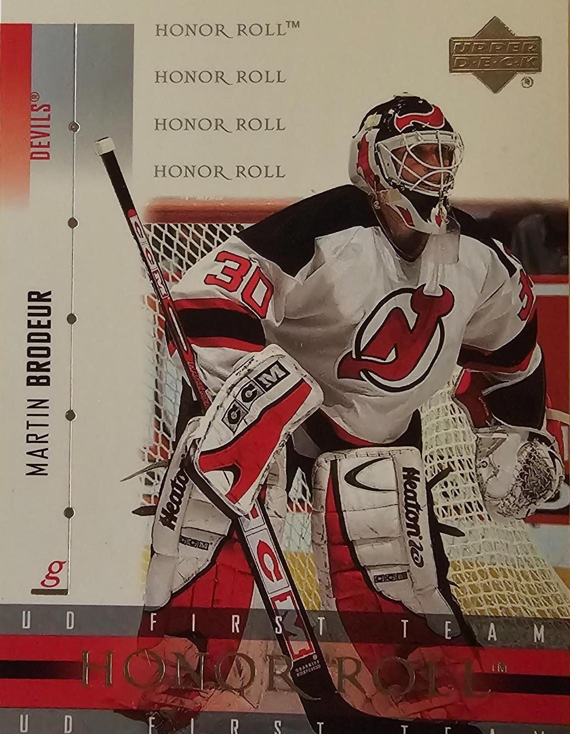 Martin Brodeur #12 2001 Upper Deck Honor Roll Hockey