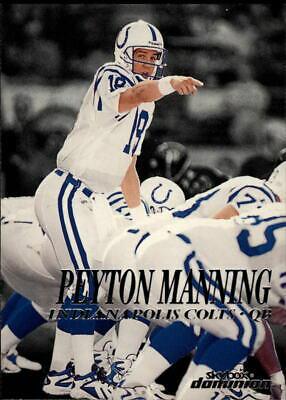 Peyton Manning #39 Football Cards 1999 Skybox Dominion