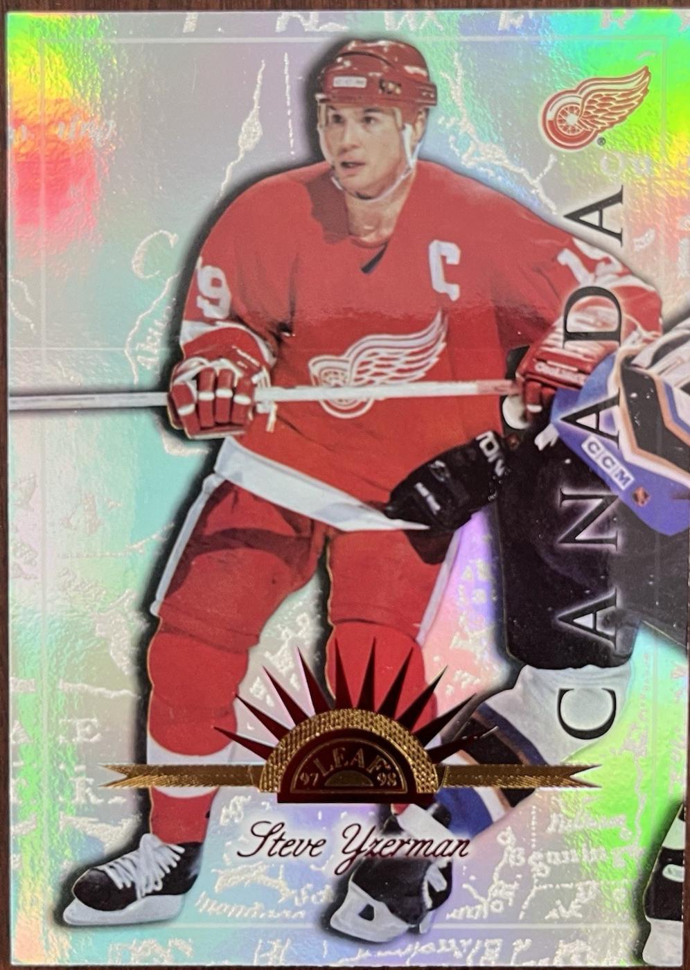 Steve Yzerman #4 1997-98 Leaf Hockey