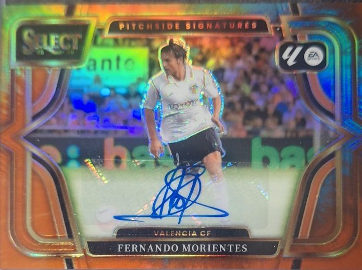 Fernando Morientes #1 2025 Panini Select LA Liga Pitchside Signature