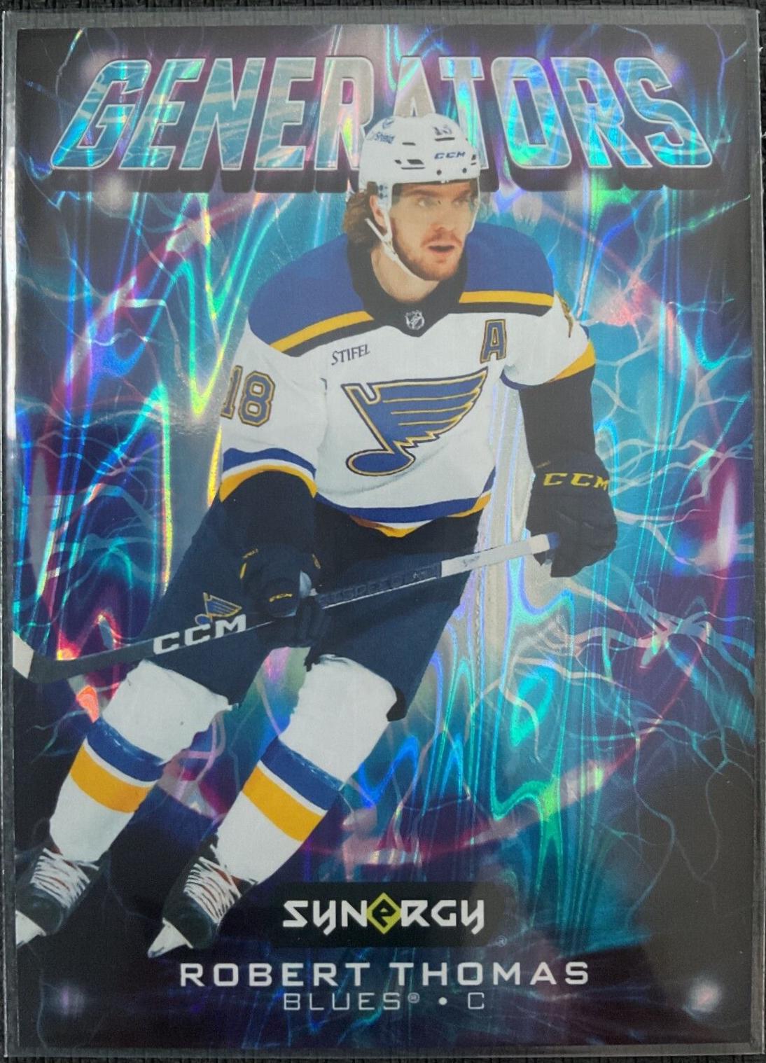 Robert Thomas #G-15 Hockey Cards 2024 Upper Deck Synergy Generators