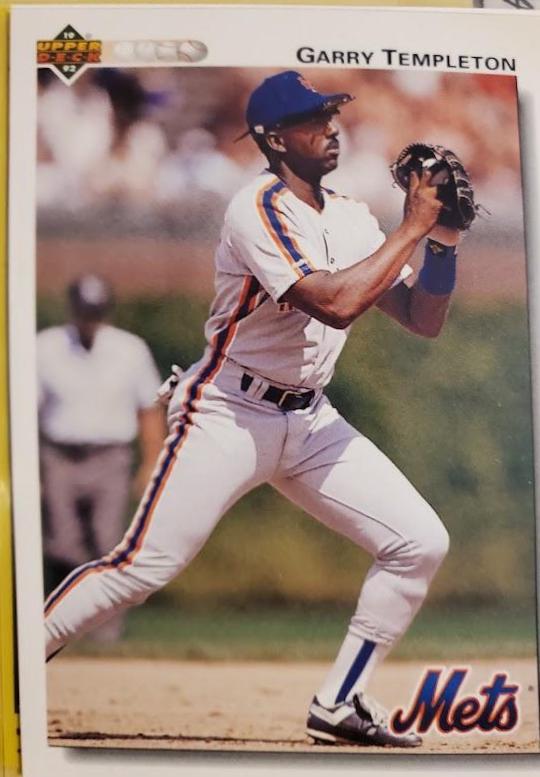 Garry Templeton #411 Baseball Cards 1992 Upper Deck