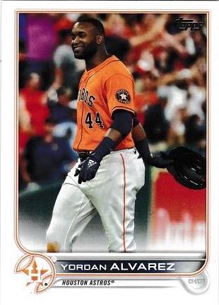Yordan Alvarez #400 Baseball Cards 2022 Topps