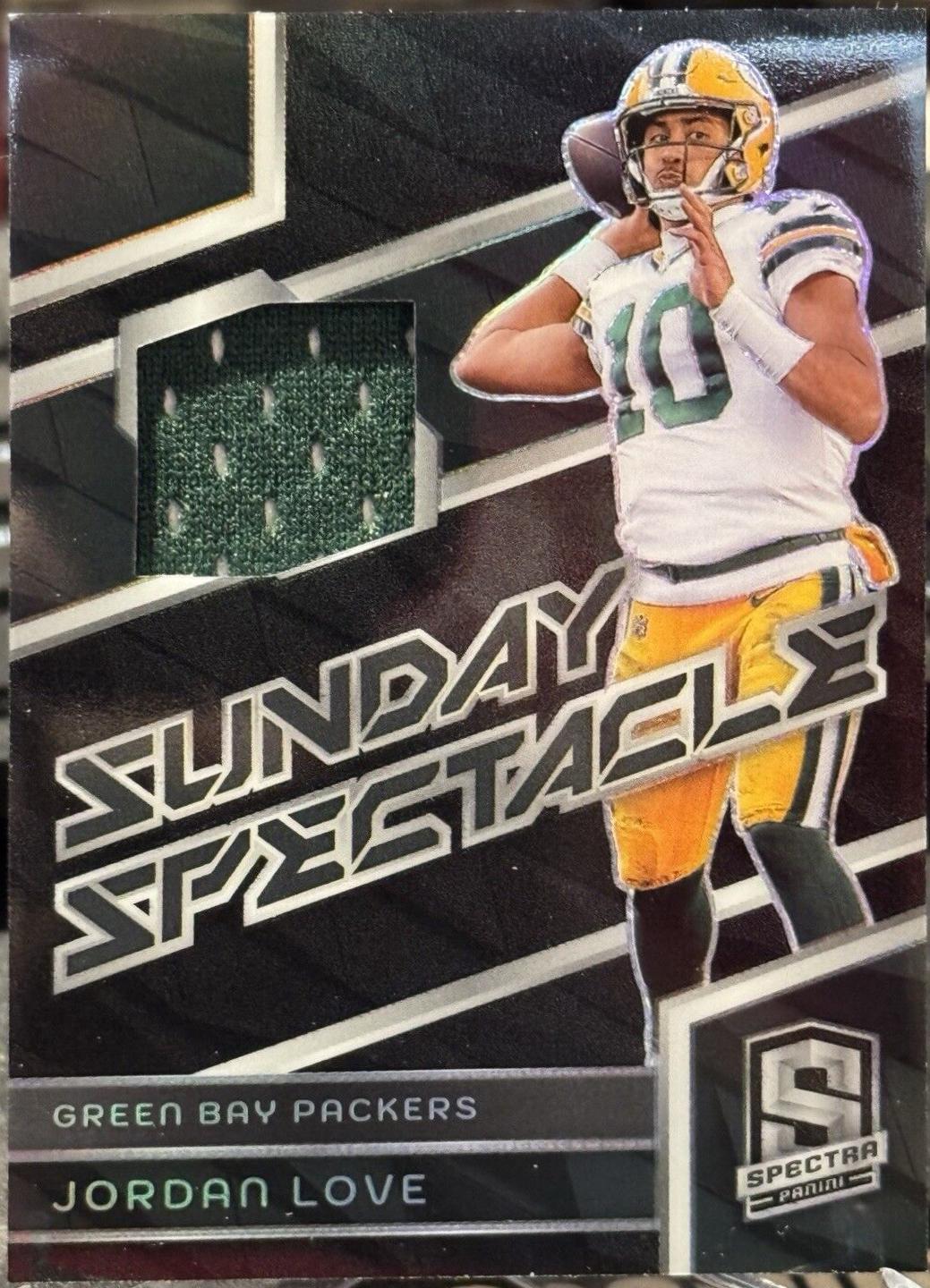 Jordan Love #SS-JLE 2024 Panini Spectra Sunday Spectacle Football