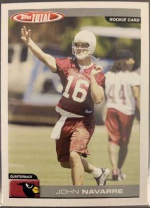 John Navarre #411 Football Cards 2004 Topps Total