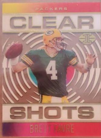Brett Favre #CS-11 Football Cards 2021 Panini Illusions Clear Shots
