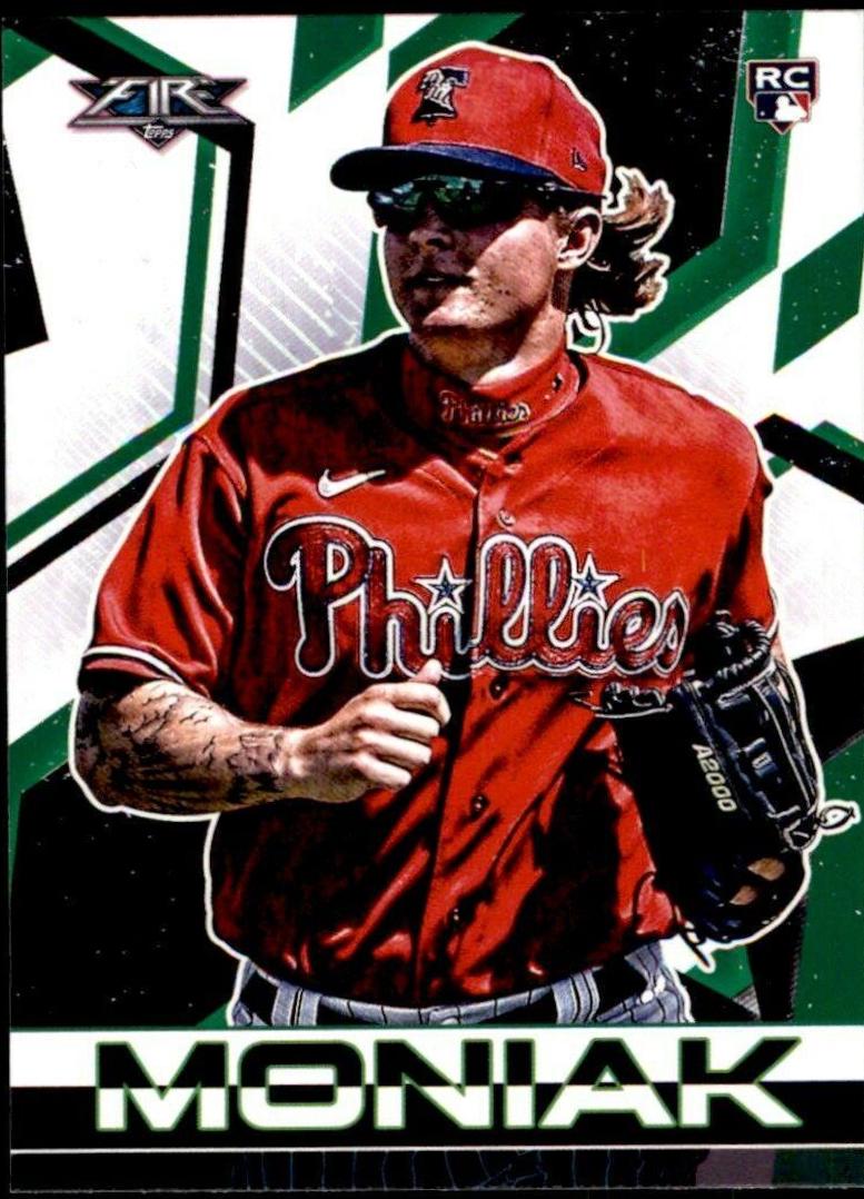 Mickey Moniak #68 Baseball Cards 2021 Topps Fire