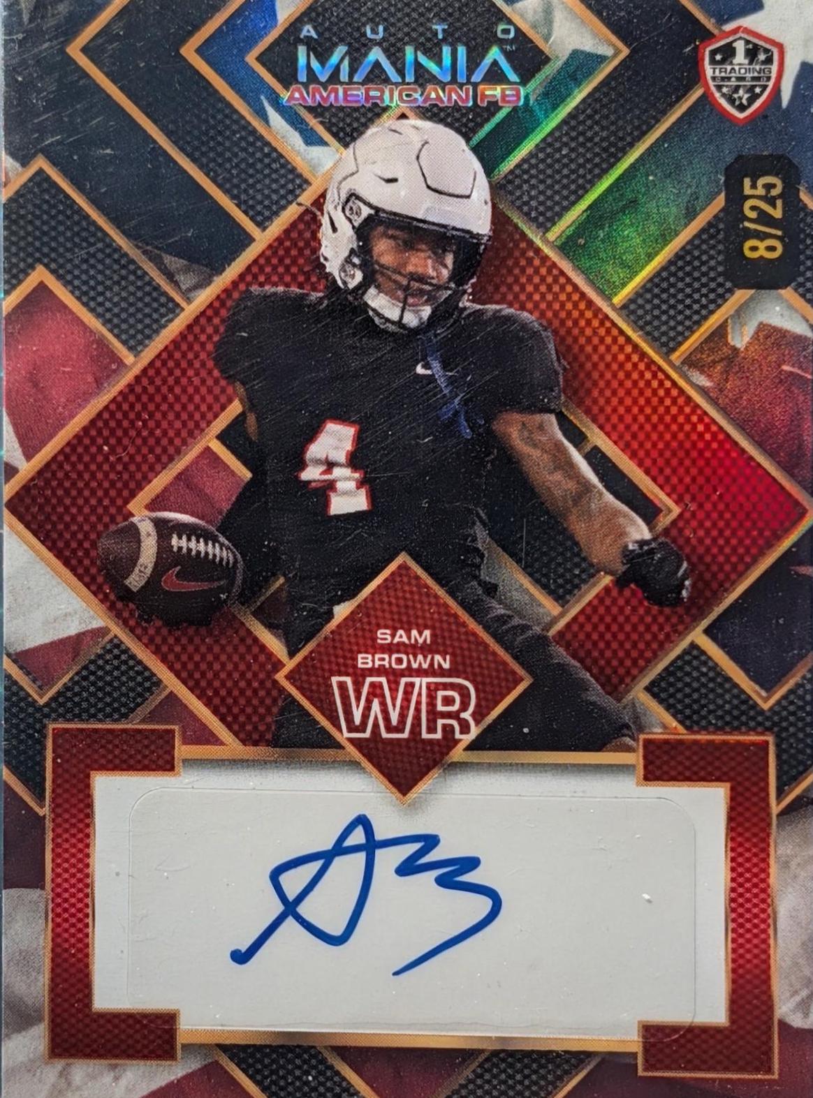 Sam Brown #AMASQ-SB 2024 Wild Card Automania Football