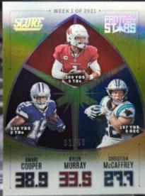 Amari Cooper, Kyler Murray, Christian McCaffrey
