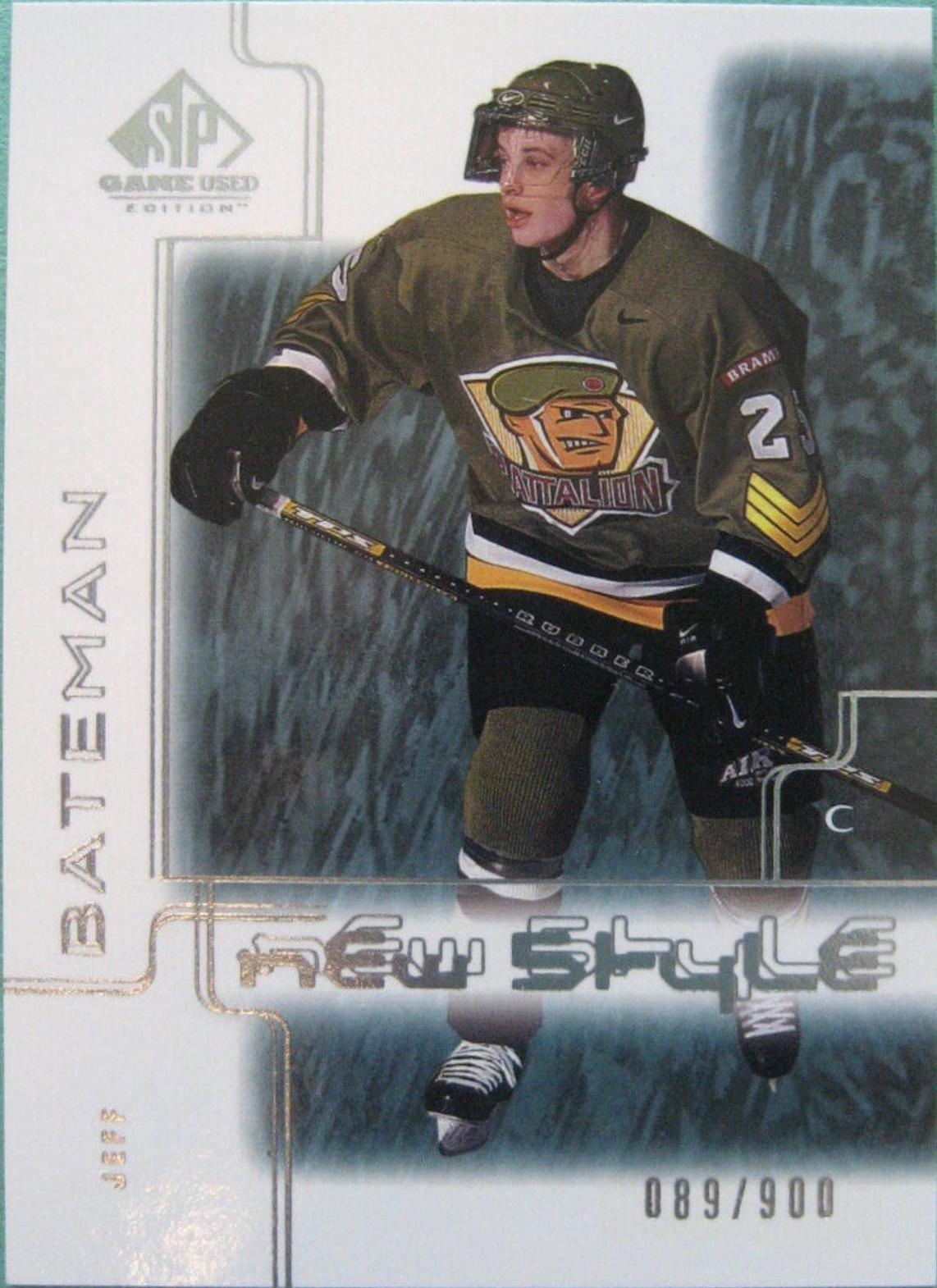 Jeff Bateman #87 Hockey Cards 2000 SP Game Used
