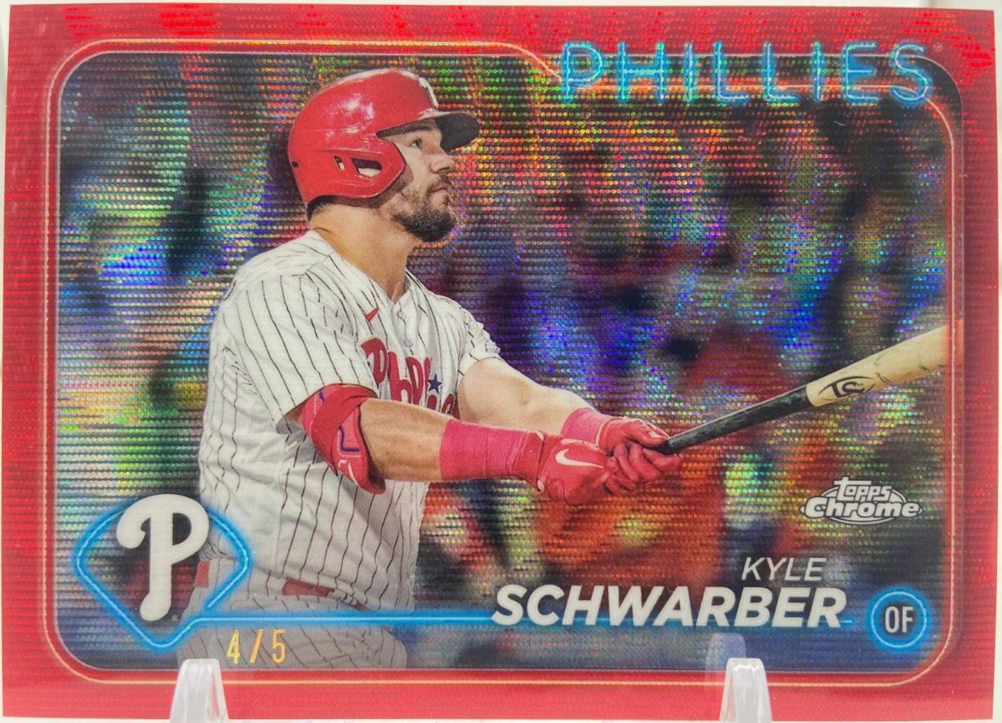 Kyle Schwarber [Red Wave Refractor] #71