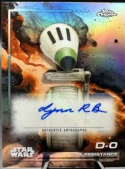 Lynn Robertson Bruce as D-0 #AU-LRB Star Wars 2024 Topps Chrome Autograph