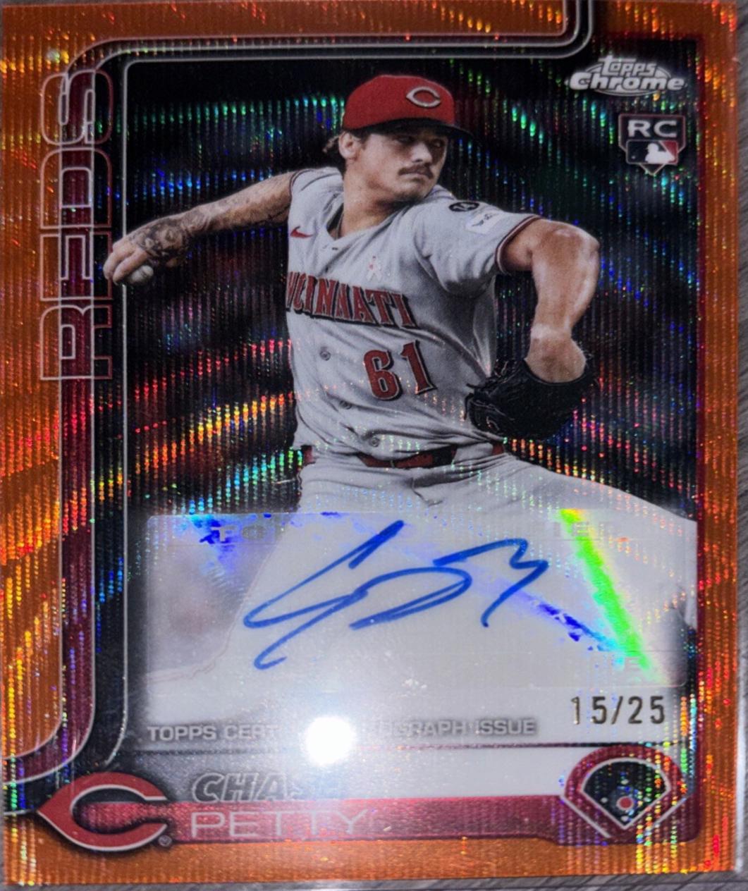 Chase Petty [Orange Refractor] #AC-CPE