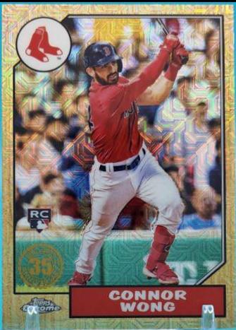 Connor Wong #T87C-12 Baseball Cards 2022 Topps Silver Pack 1987 Chrome