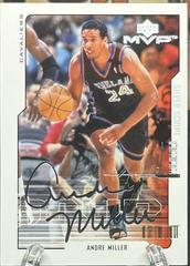 Andre Miller [Silver Script] #28 Basketball Cards 2000 Upper Deck MVP Prices