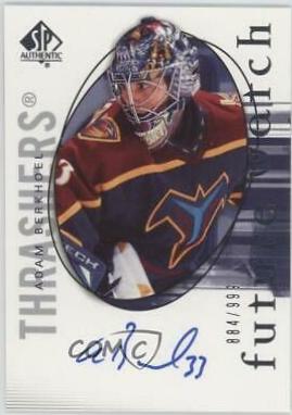 Adam Berkhoel #207 2005 Sp Authentic Hockey