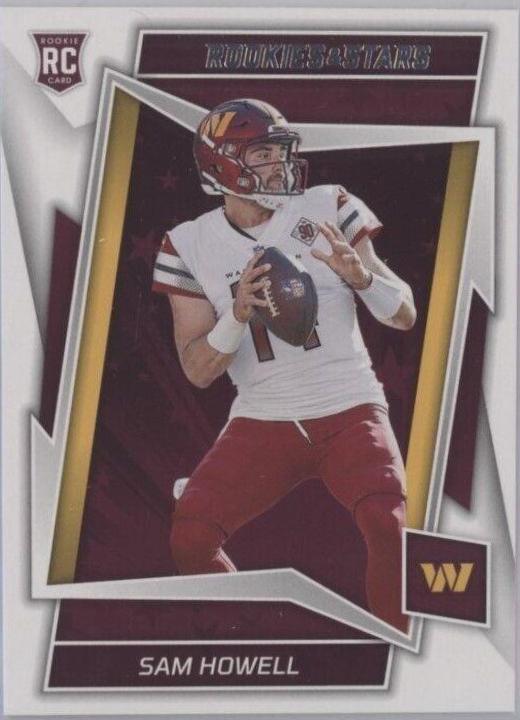 Sam Howell #105 Football Cards 2022 Panini Rookies & Stars