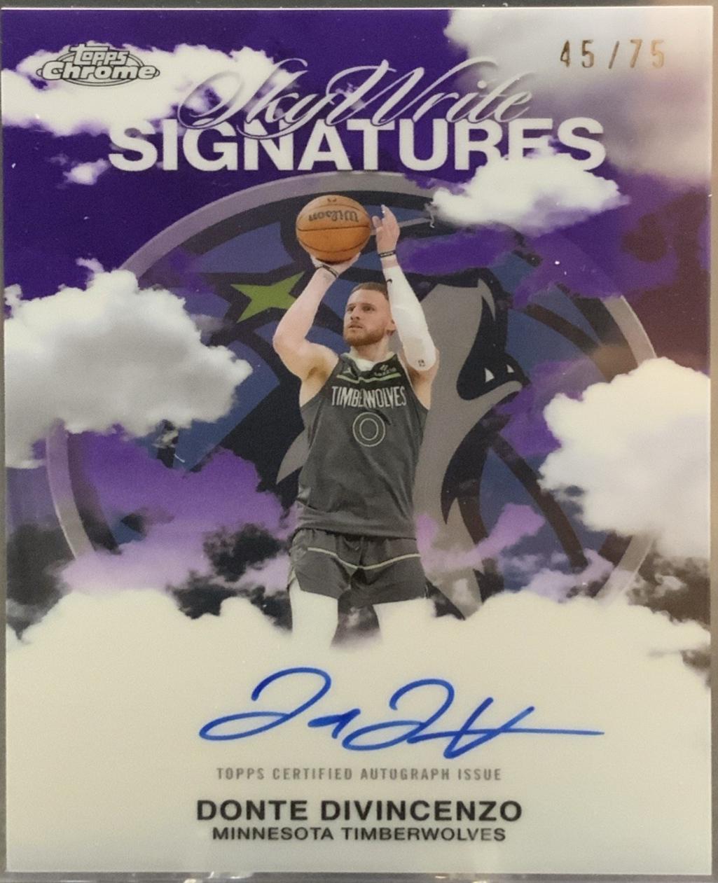 Donte Divincenzo [Refractor Purple] #SWS-DD