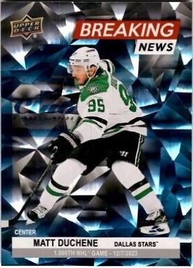 Matt Duchene #BN-19 Hockey Cards 2024 Upper Deck Breaking News