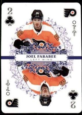 Joel Farabee #2 Hockey Cards 2022 O Pee Chee Playing Cards
