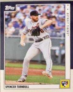 Spencer Turnbull #40 2019 Topps On Demand Rookie Review Baseball
