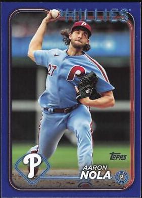 Aaron Nola [Royal Blue] (2024 Topps)