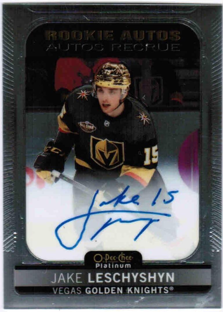 Jake Leschyshyn #R-JL 2021 O Pee Chee Rookie Autographs Hockey