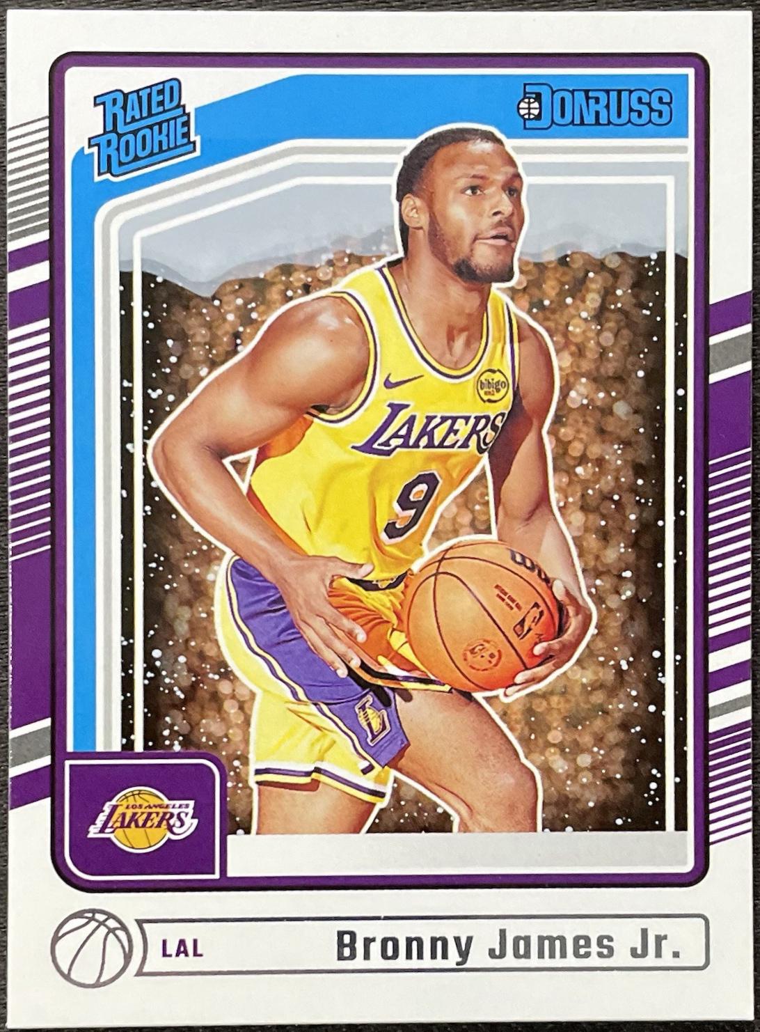 Bronny James Jr. #243 Basketball Cards 2024 Panini Donruss