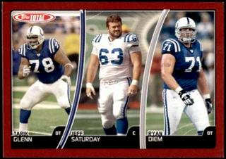 Jeff Saturday, Tarik Glenn, Ryan Diem