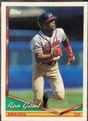 Ron Gant #166 Baseball Cards 1994 Topps Bilingual Prices