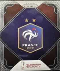 France #10 Soccer Cards 2022 Panini Prizm World Cup Team Badges