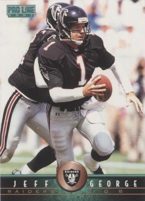 Jeff George #195 1997 Pro Line Football